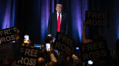 Donald Trump speaks to Libertarian Party national convention