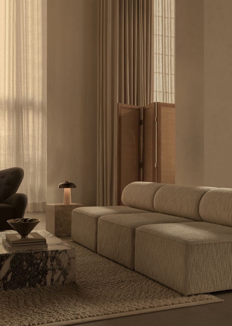 View of 9 color palettes for minimalist living rooms | Livingetc