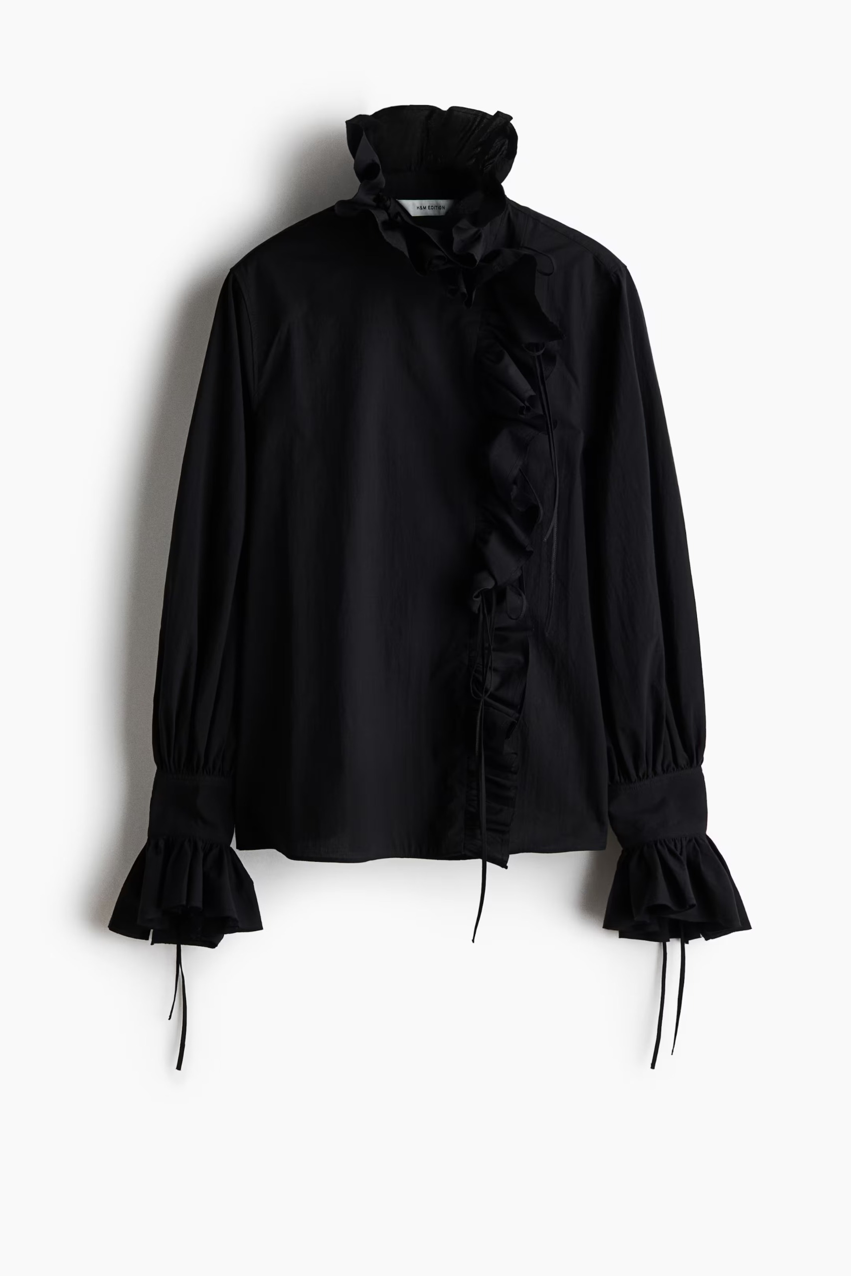 h&amp;amp;m, Cotton Ruffle Blouse