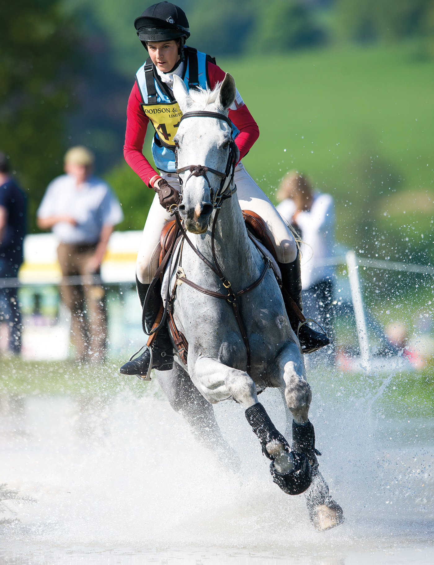 KIrsty Short (GBR)&amp;amp;Cossan Lad - Cross Country - Dodson&amp;amp;Horrell Chatsworth International Horse Trials 2014 - Chatsworth House, Derbyshire, United Kingdom - 18 May 2014