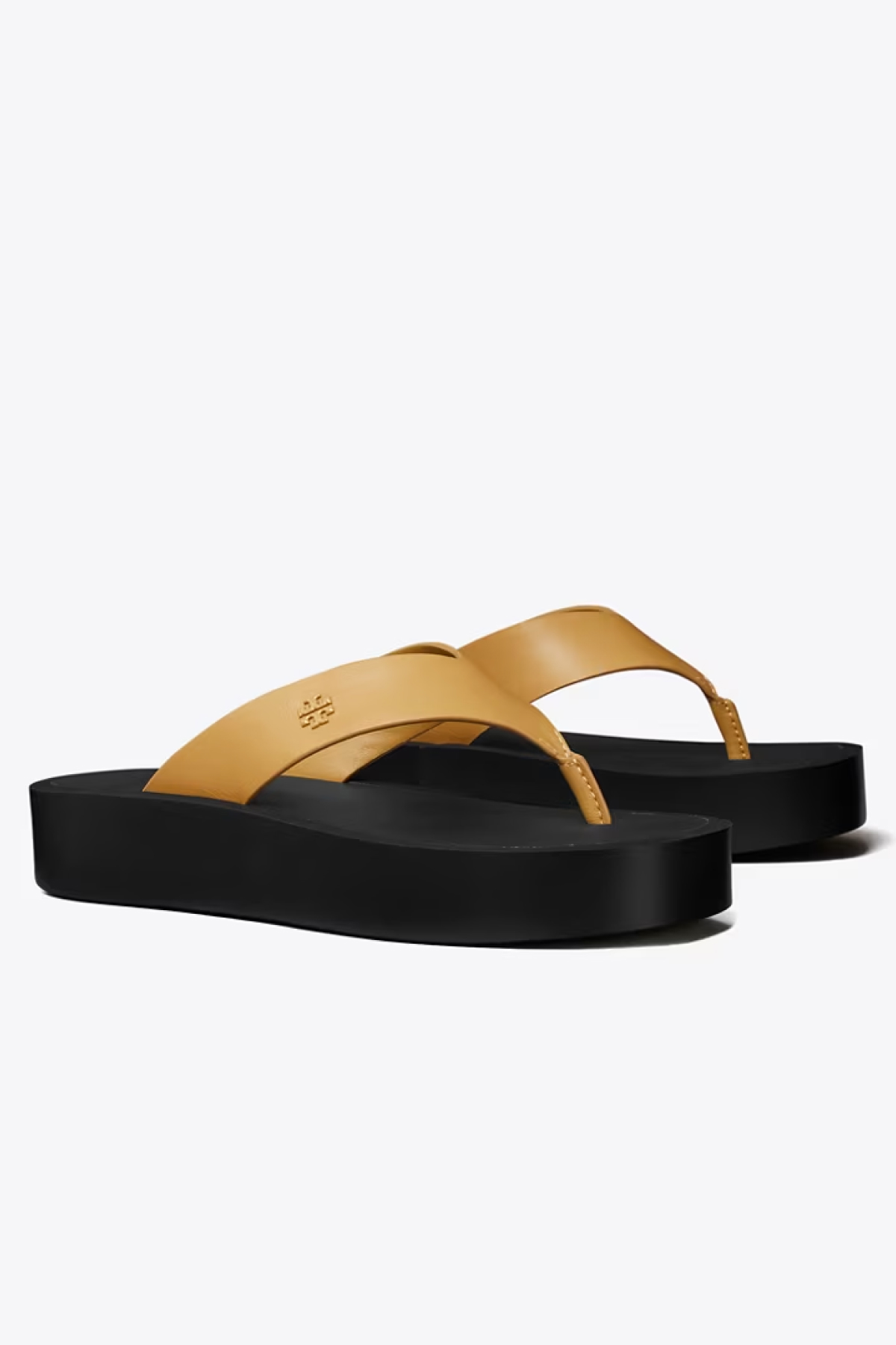Platform Flip-Flop in White, Tory Burch