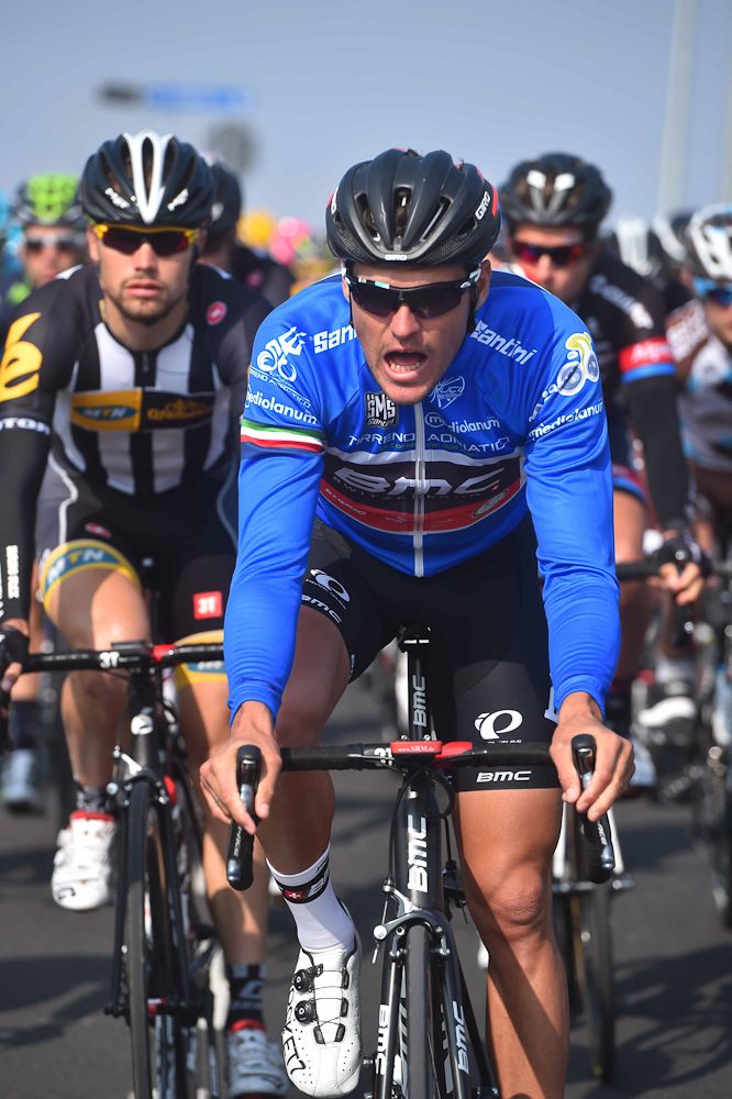 Greg Van Avermaet couldn't stick with the climbers in the end.