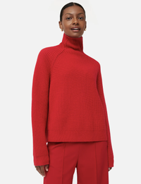 Jigsaw Merino Fishermans Rib Jumper,&nbsp;was £145&nbsp;now £101 | Jigsaw