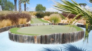 Mini golf at Quinta do Lago 9th hole