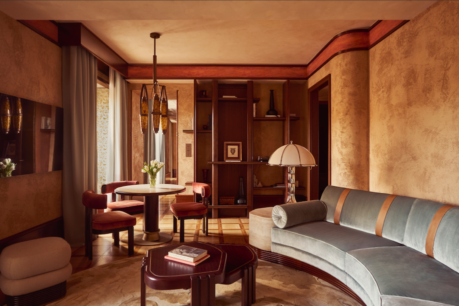 A suite at La Minerva Orient Express Hotel in Rome