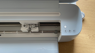 A photo of the inside of the Cricut Maker 3 for review