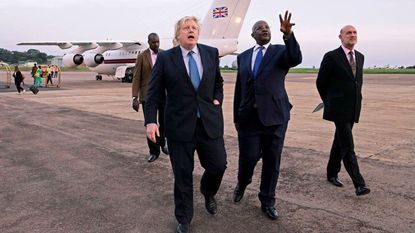 Boris Johnson in Uganda