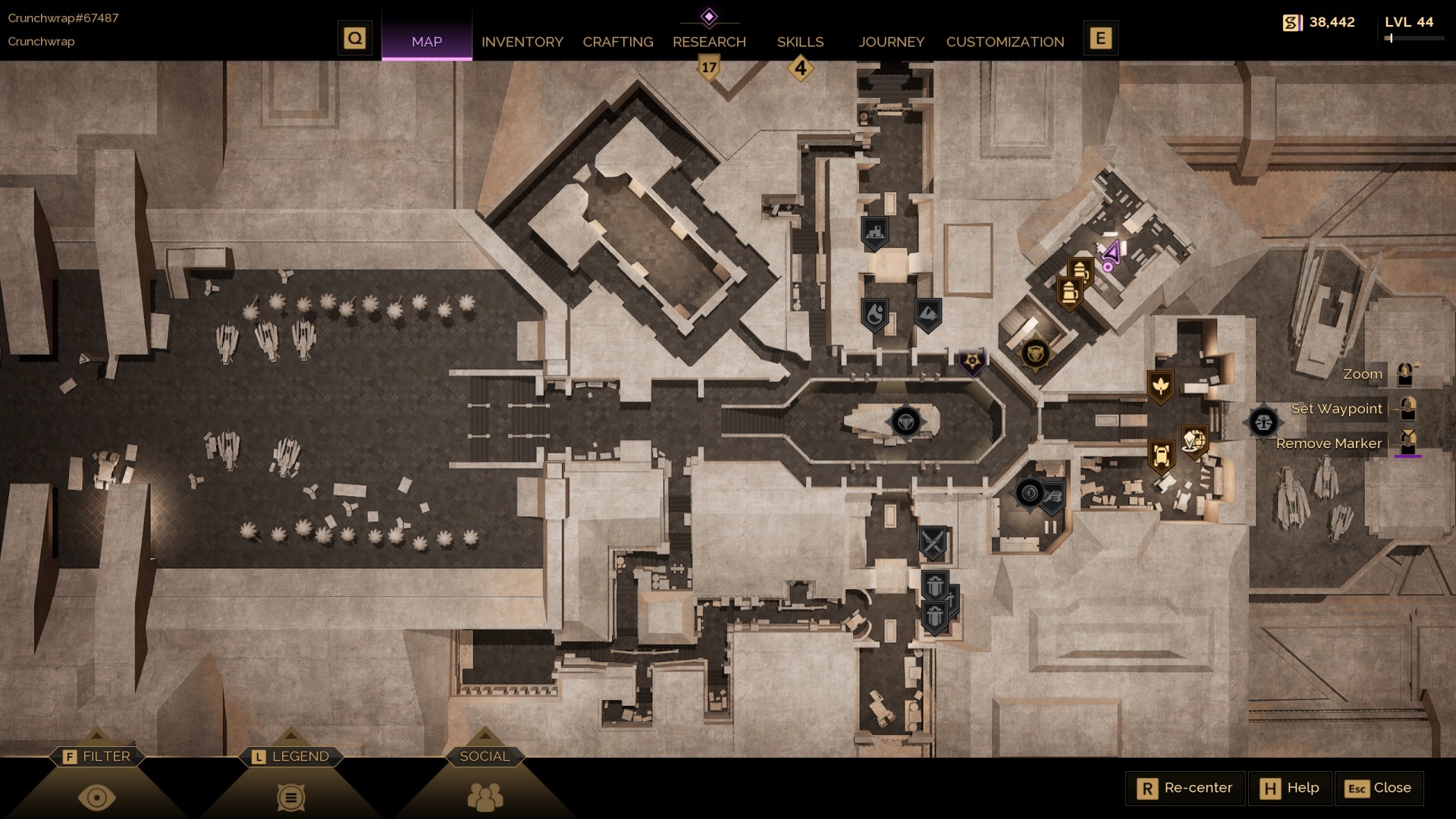Location of the Advanced Mentat trainer in Dune Awakening