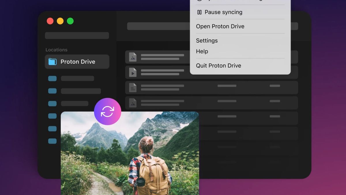 Proton Drive desktop client for macOS