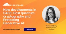 New developments in SASE: Post quantum cryptography and Protecting Generative AI