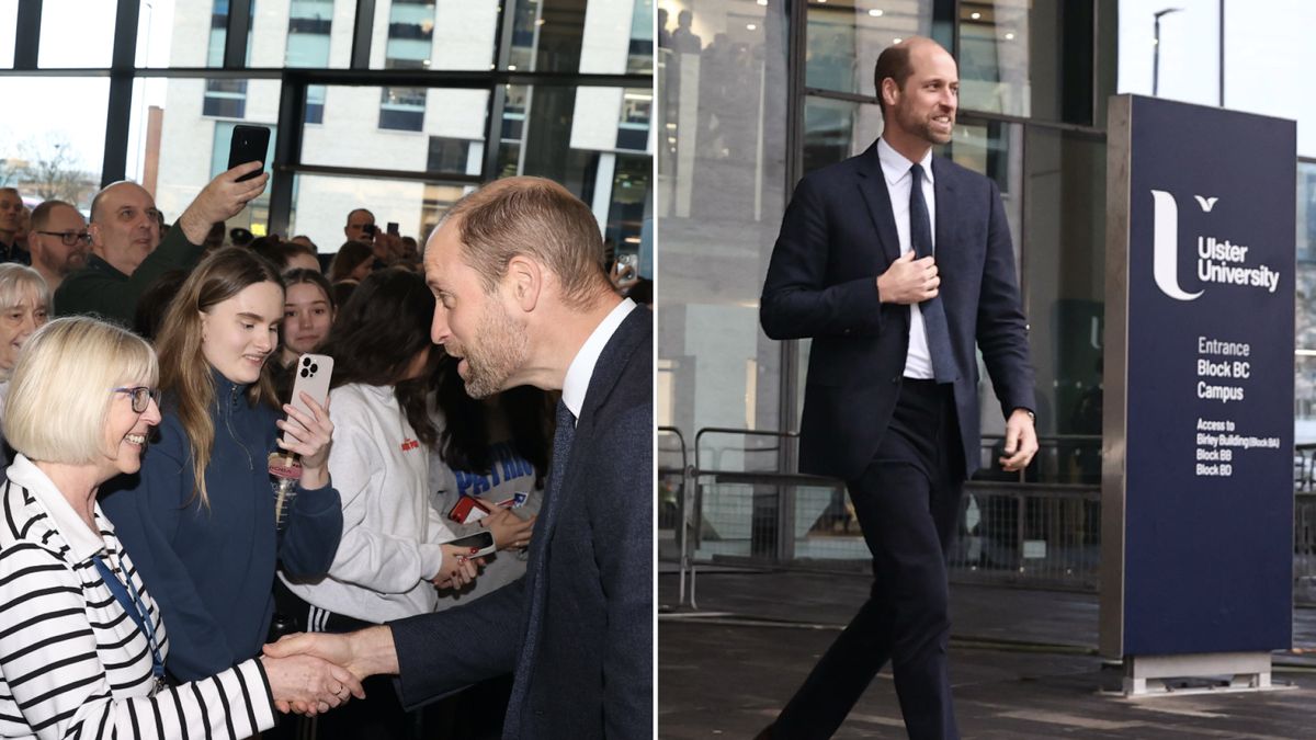 Le prince William a été hué par des manifestants à l'université d'Ulster à Belfast