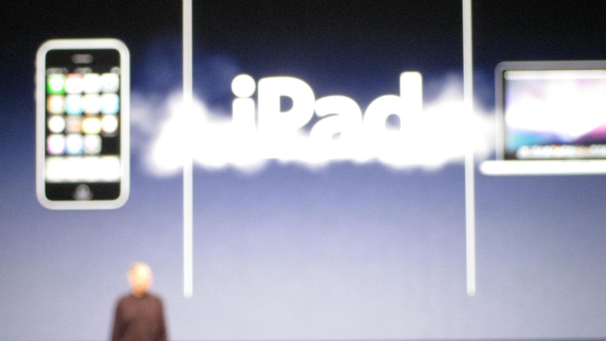 Steve Jobs first iPad