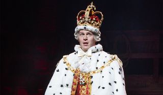 Jonathan Groff as King George in Hamilton