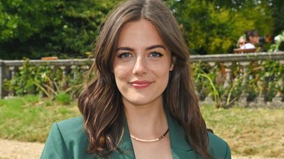 Meg Bellamy attends Cartier Style Et Luxe at the Goodwood Festival of Speed on July 16, 2023 in Chichester, England