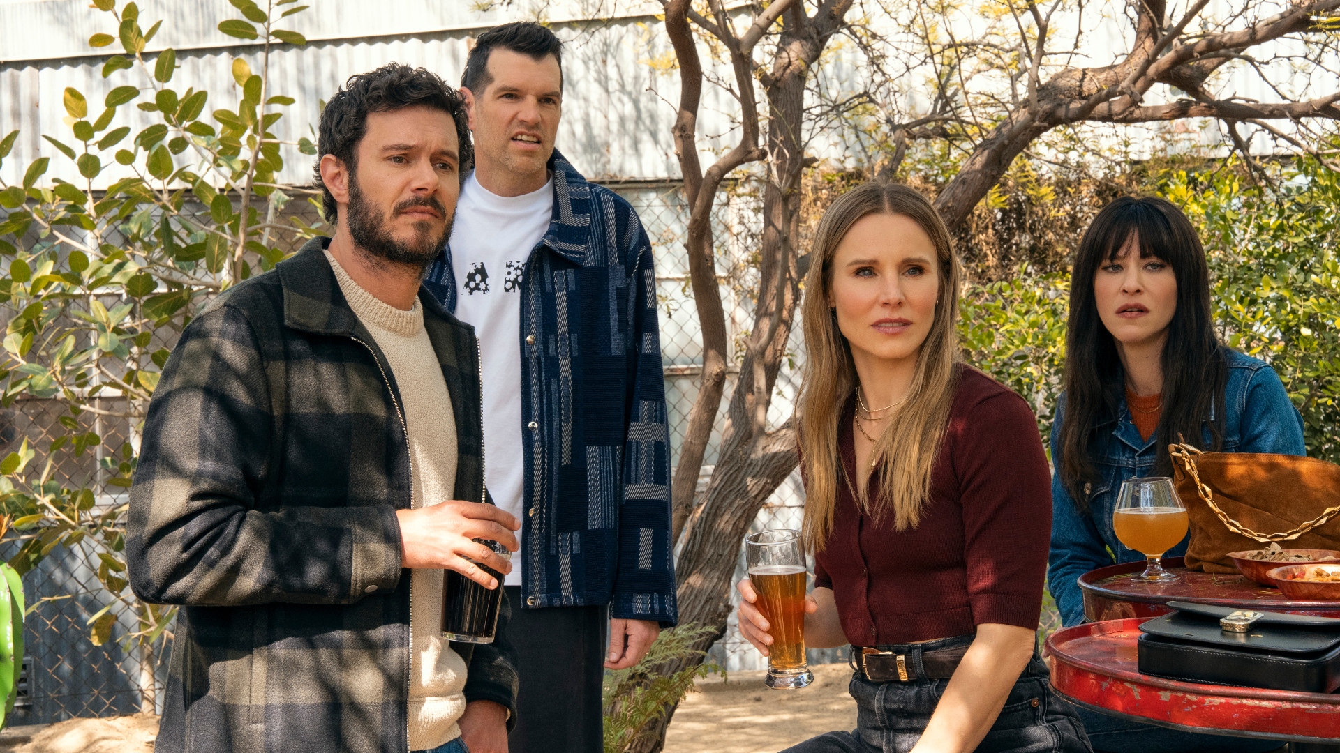Noah, Joanne, Sasha and Esther looks disturbed in Nobody Wants This season 2
