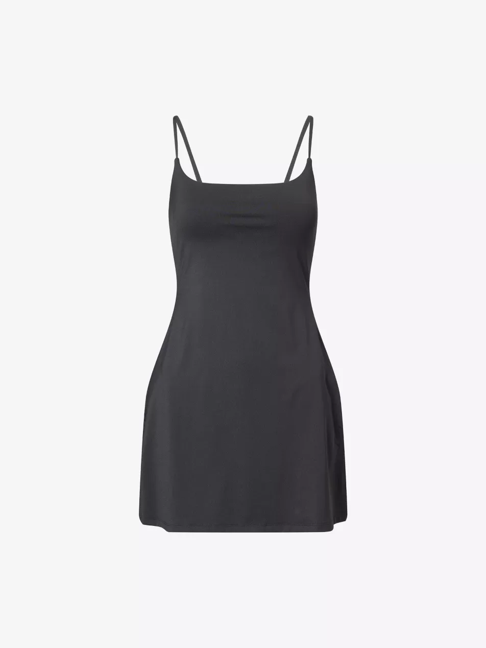 Ultimate Strappy Stretch-Woven Mini Dress - Xs