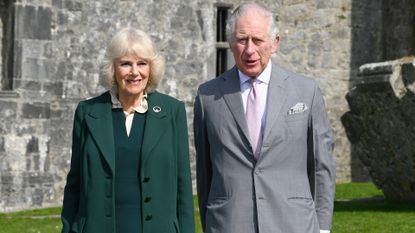 King Charles’ unusual nickname from Camilla's grandchildren revealed, seen here during a visit at the Rock of Cashel