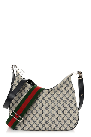 Gucci GG Supreme Monogram Large Attache Shoulder Bag