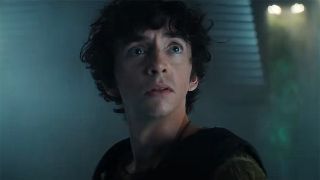 Boy Kavalier looking worried as he stares at something off-camera in Alien: Earth season 1 episode 8