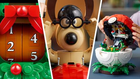 Lego countdown calendar, Gromit dog and Pokeball