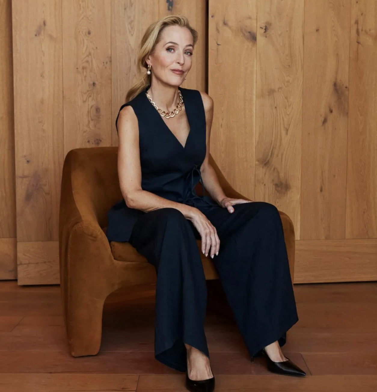 Gillian Anderson M&amp;amp;S Chief Compliments Officer
