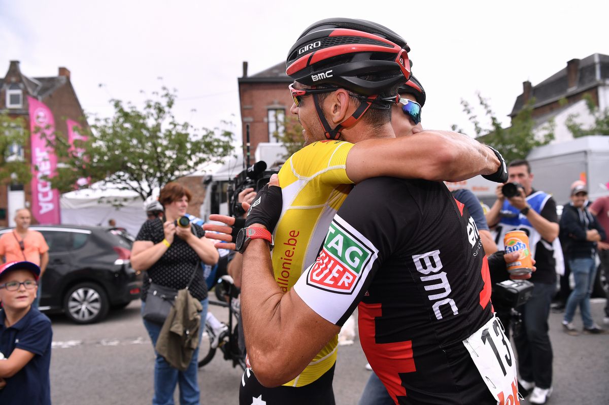 Celebration time for Dylan Teuns and BMC Racing