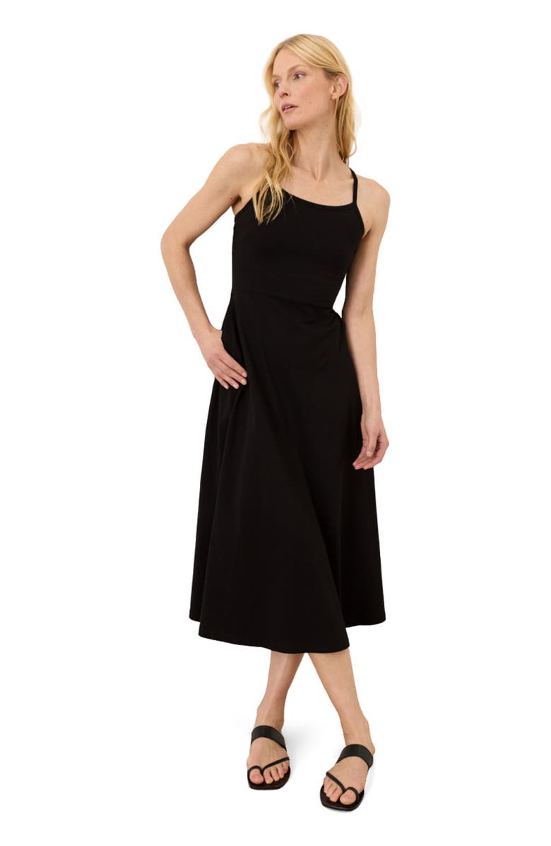 Fit &amp; Flare Midi Dress Made With Organic Cotton