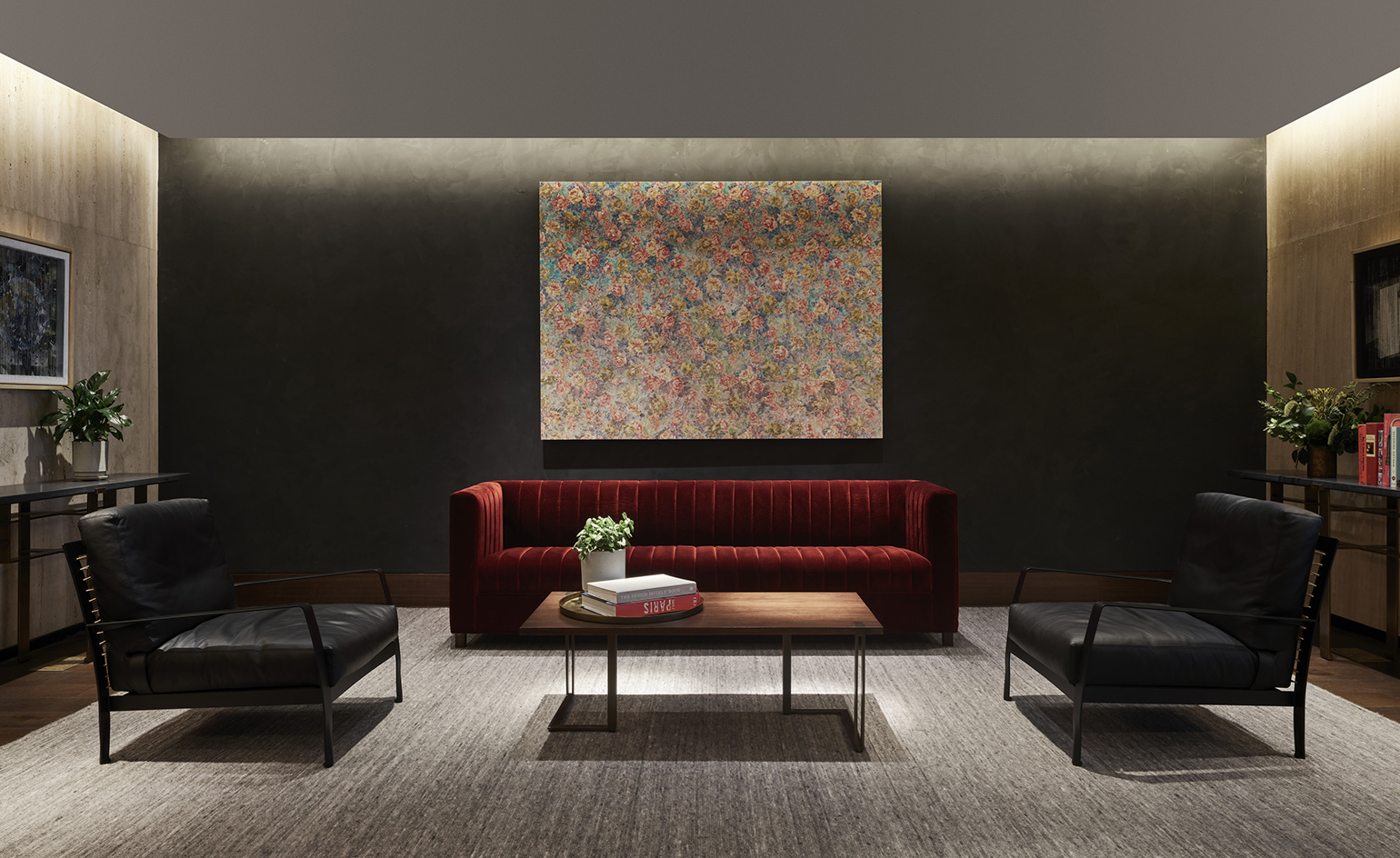 Bay Room at Manhatta restaurant, New York, USA