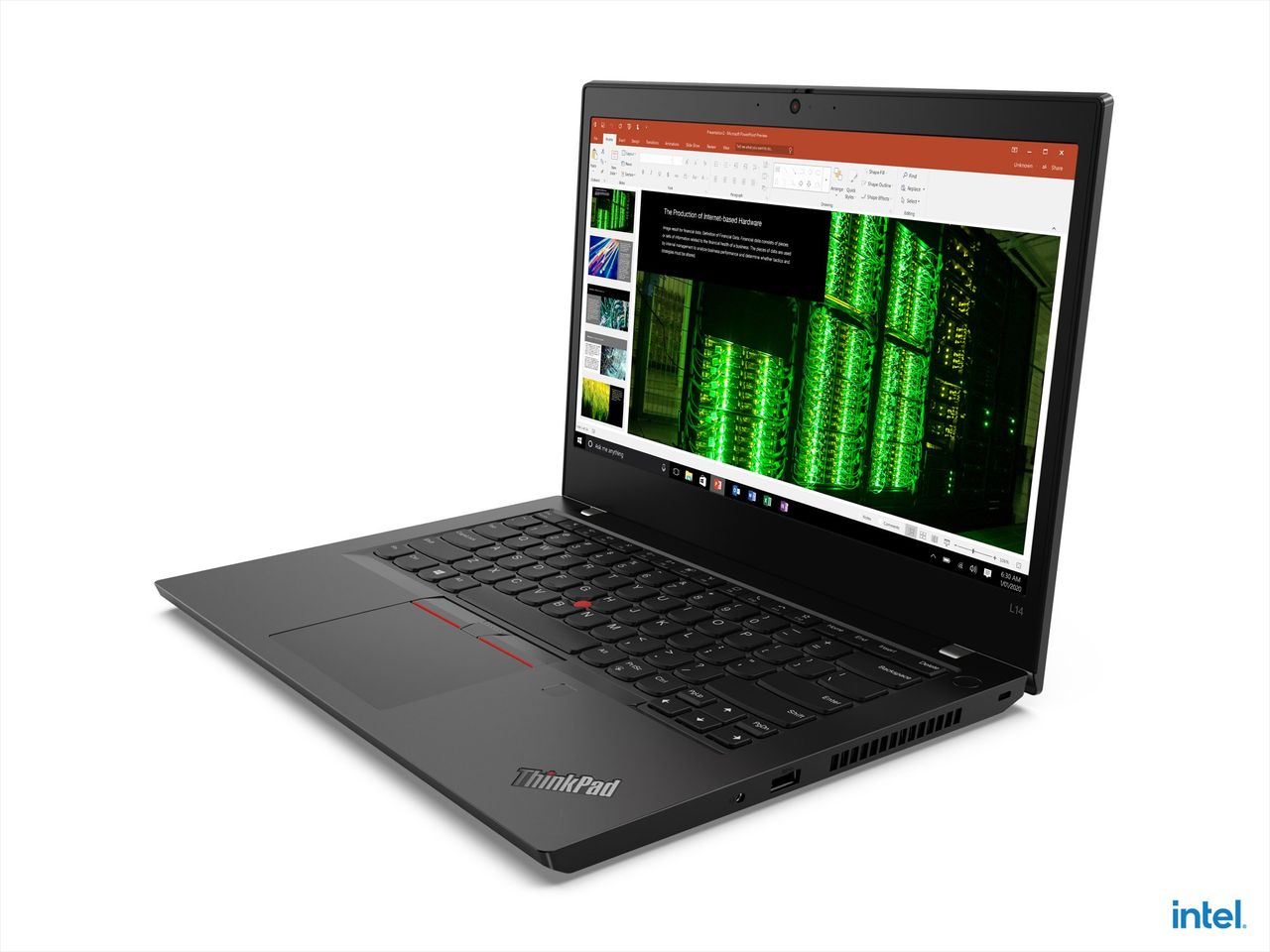 ThinkPad L14 Gen 2 Hero Front Facing Left Intel