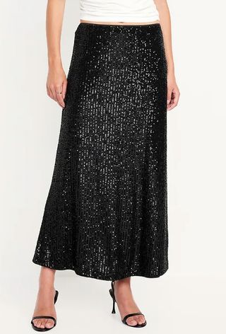 sequin skirt