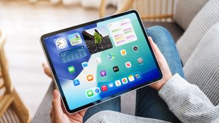 iPadOS 26 home screen on an iPad