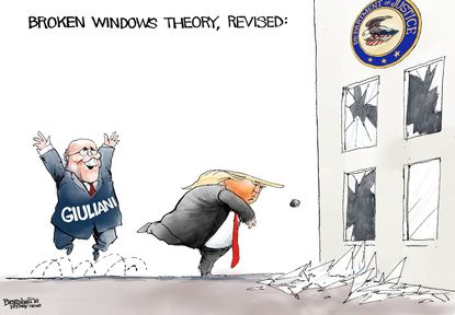 U.S. Trump Rudy Giuliani broken windows theory justice department