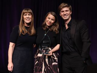 Terri Irwin, Bindi Irwin and Robert Irwin attend the Endometriosis Foundation Of America's (EndoFound) 12th Annual Blossom Ball at Gotham Hall on May 03, 2024 in New York City.