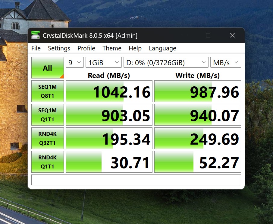 Image of the Crucial X10 Portable SSD.