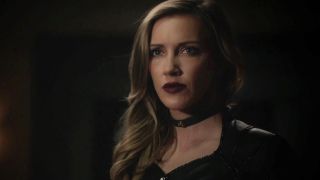 Katie Cassidy as Earth-2 Laurel Lance in Arrow