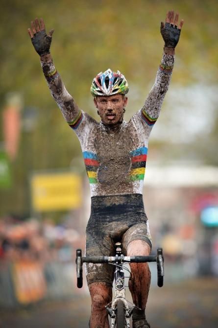 World champion Sven Nys prevails in Niel, Belgium at the 2013 edition of the Jaarmarktcross