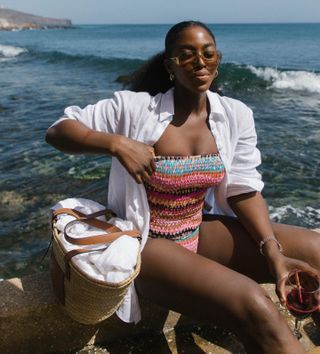 Woman at the beach