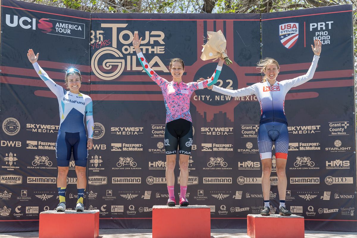Krista Doebel-Hickok (EF-TIBCO-SVB) came out on top in the Tour of the Gila time trial