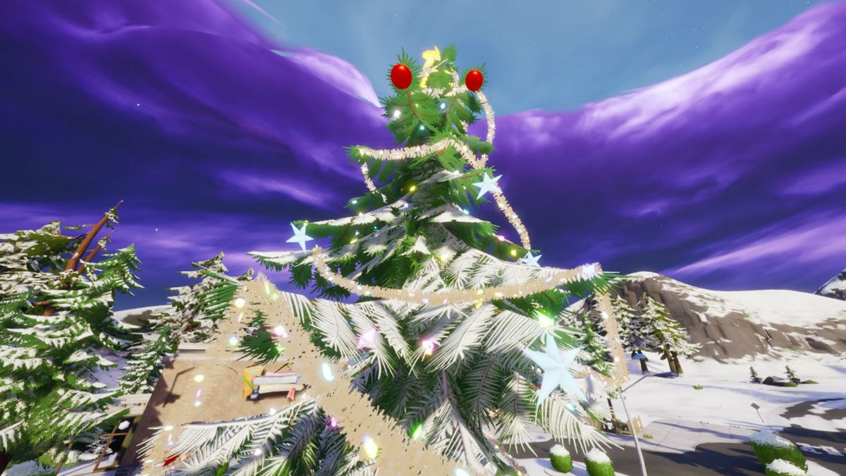 Fortnite Snowdown Where To Dance At Different Holiday