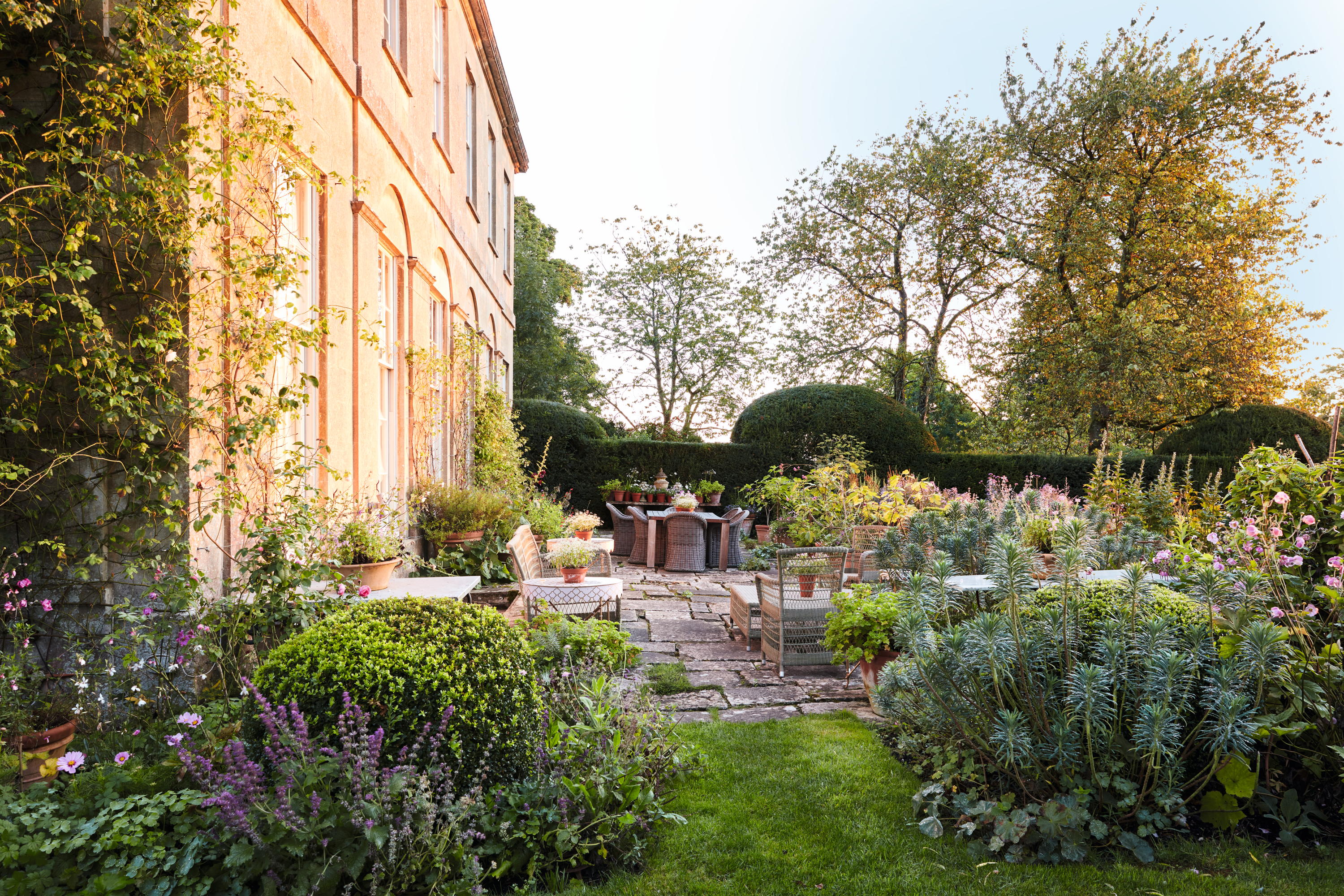 The garden at Salthrop Manor, Wiltshire