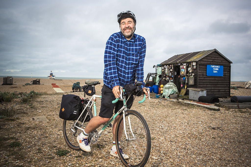 David O&#039;Doherty on his bike.