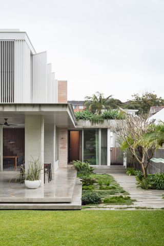 A lush garden with lots of greenery and plants