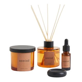 H&M Home autumn decor fragrance set in orange unwind