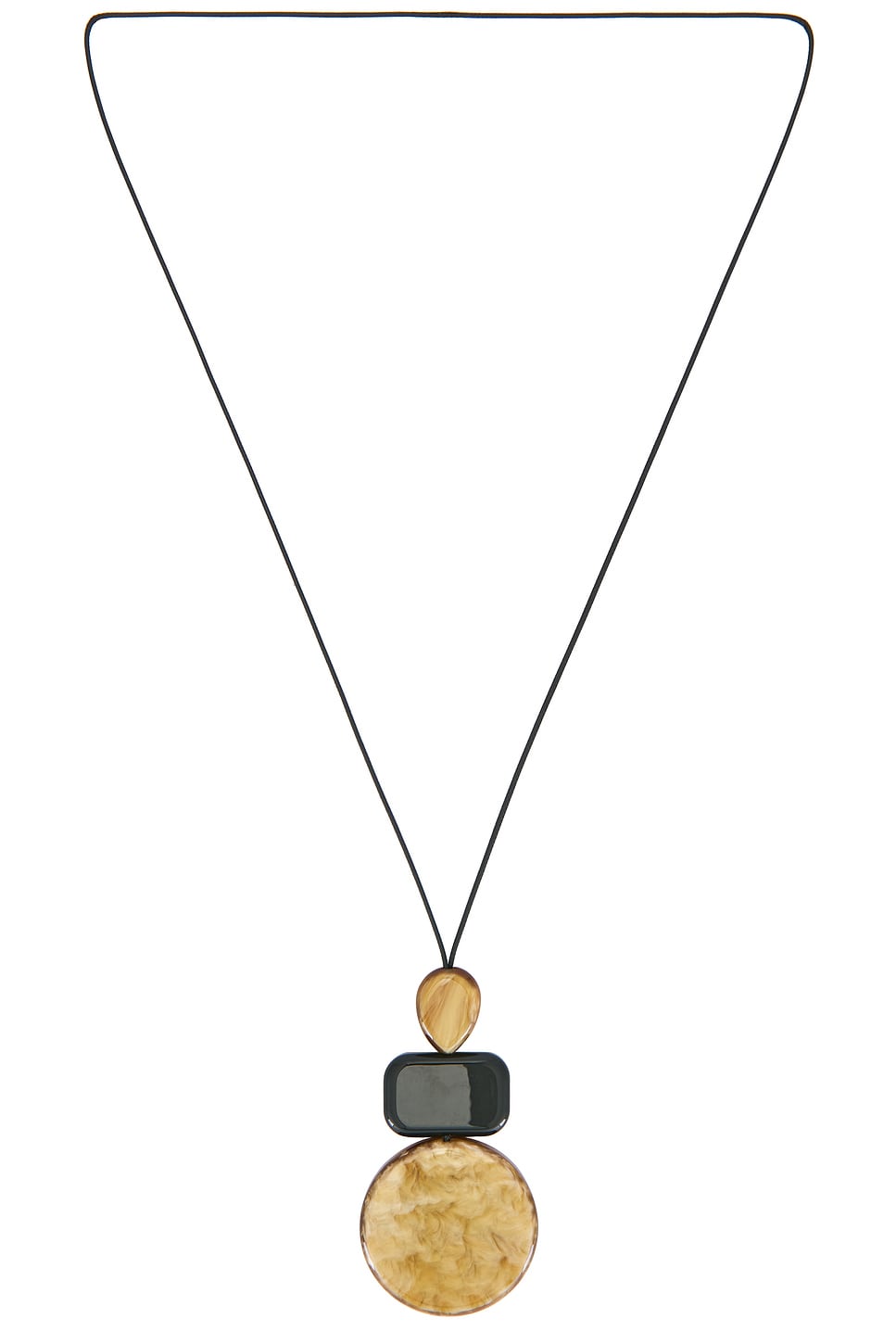 Marble Sun Cord Necklace