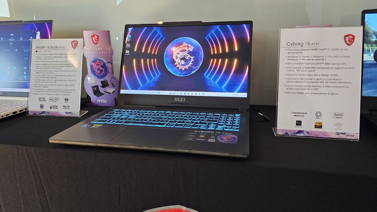 MSI laptops 2023