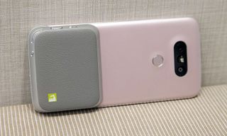 LG G5 with modular Cam Plus attachment.