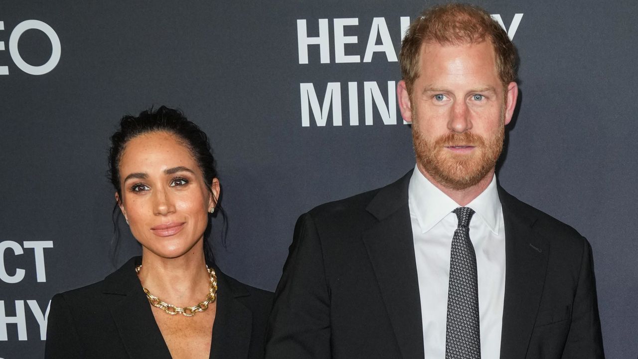 Meghan, Duchess of Sussex and Prince Harry, Duke of Sussex, attend the Project Healthy Minds 3rd Annual Gala at Spring Studios on October 09, 2025