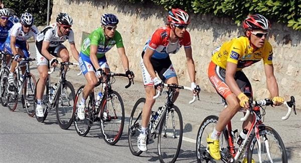 The top GC guys had to work hard to bring Contador, who escaped on the first climb of the day.