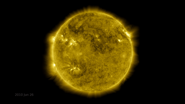 A snippet of the new solar time-lapse video