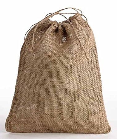 Jute/hessian Drawstring Bags, Good for Storing Veg, Bulbs and Many Other Uses (60cm X 70cm)***